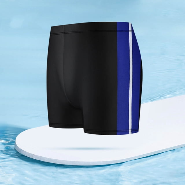 Viluyesy Men Board Shorts Swim Trunk 5 Inseam Drawstring Summer Beach Shorts, Blue Free Size