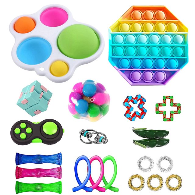 Juguete sensorial Push Bubble Fidget para aliviar el estrés del autismo