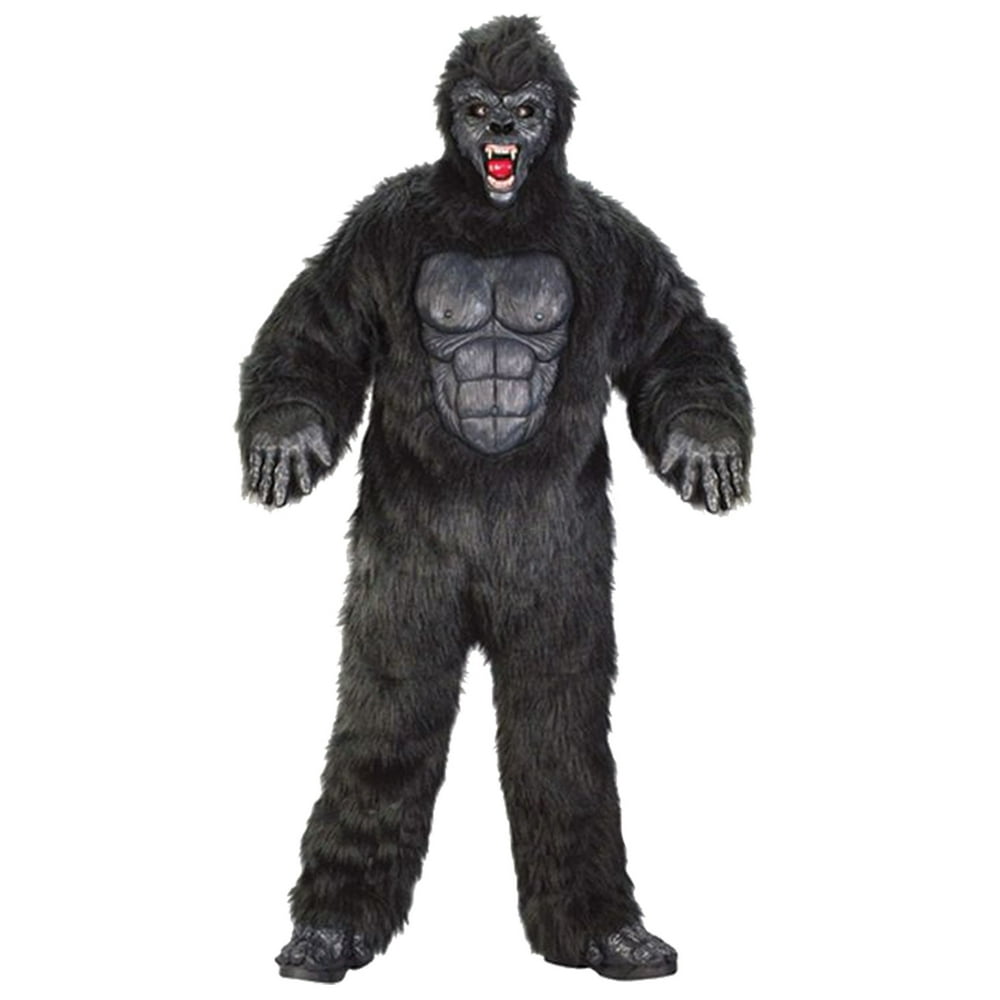 Gorilla Suit Adult Halloween Costume, One Size 4852