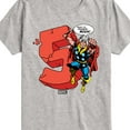 thumbnail image 3 of Marvel Thor - Birthday Five - Toddler and Youth Short Sleeve Graphic T-Shirt, 3 of 5
