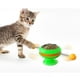 thumbnail image 5 of Juguete para gatos con forma de pelota giratoria y bola de hierba gatera, juguete interactivo con hierba gatera y ventosa. Verde, 5 of 9