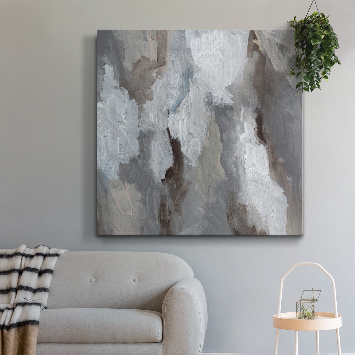 Wexford Home Cloudy Shapes I-Premium Gallery Wrapped Canvas, 10" x 10" - Ready to Hang