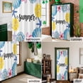 thumbnail image 6 of Shower Curtain, Summer Lemons Sea Stars Carnival Flowers Waterproof Shower Curtain Set with Hooks for Bathroom Showers,Stalls and Bathtubs,72x72In Oceans Shells, 6 of 9