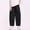 Black, variant on Purple Girls Pull On Pants for Little Girls, Elastic Waist Soft Breathable Casual Nylon Pants Size 5,Size 14 T