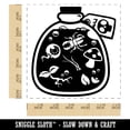 thumbnail image 2 of Witch Brew Poison Potion Halloween Self-Inking Rubber Stamp Ink Stamper - Blue Ink - Large 1-1/2 Inch, 2 of 7