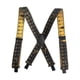 thumbnail image 1 of Tirantes ajustables para hombre, modernos, con forma de X, para regalar en días festivos o el Día del Padre. Negro, 1 of 9