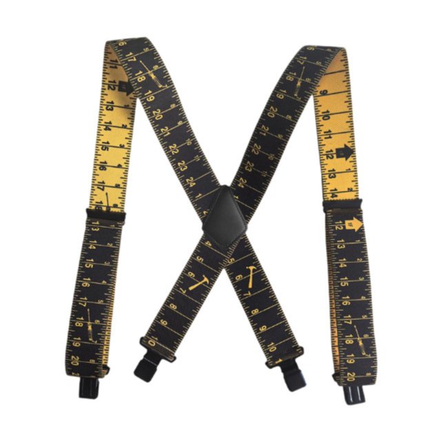 Esquirla Bretelles pour Hommes Réglables Tendance en Forme de x pour Fêtes Cadeau Fête des Pères Noir