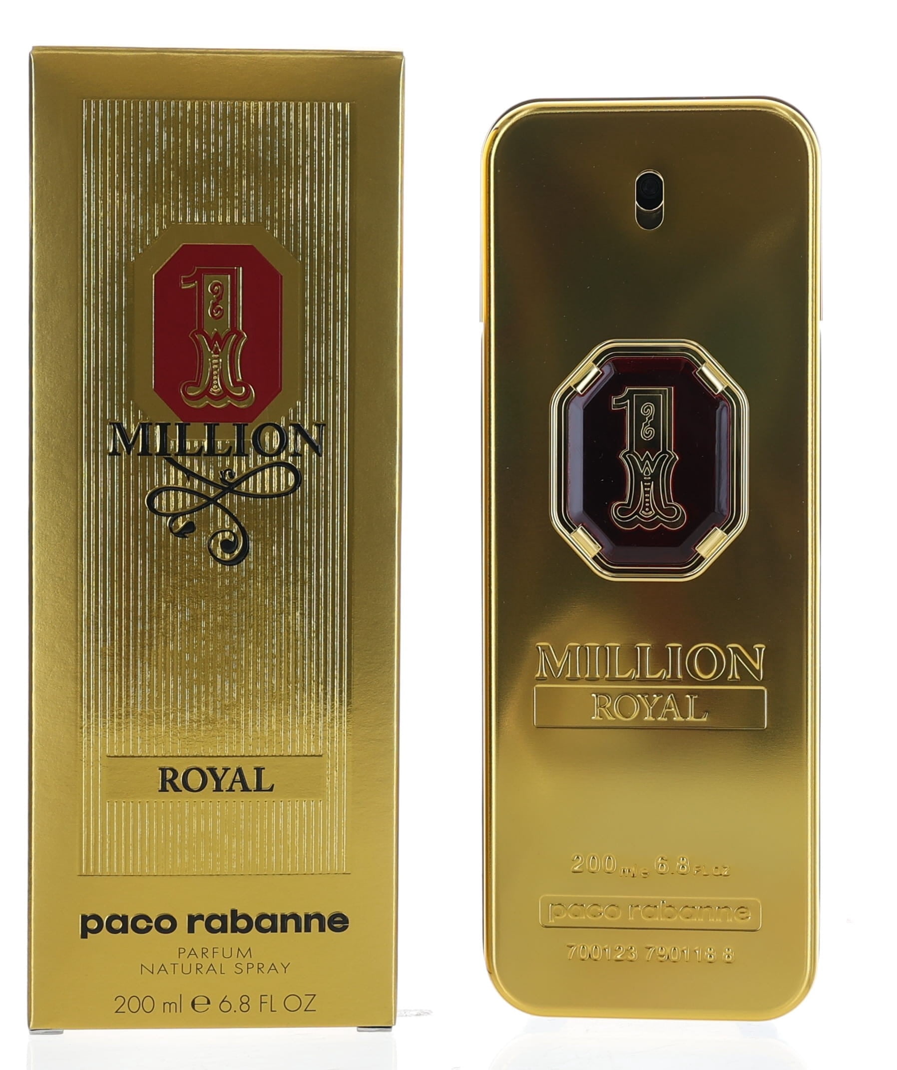Paco Rabanne One 1 Million Eau De Toilette Perfume for Men, 6.8 oz