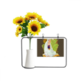 thumbnail image 1 of Eighteen Arhats Illustration Pattern Artificial Sunflower Vases Bottle Blessing Card, 1 of 3