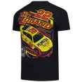 thumbnail image 3 of Men's Classic Ink Black Joey Logano Shell Pennzoil Flash T-Shirt, 3 of 3