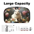 thumbnail image 3 of Easter Oxford Fabric Digital Pouch for Electronic Devices, Waterproof Travel Case for Cell Phone Charger, Hard Drive, and Cords - 5.9x9.44x3.14 inches, 3 of 6