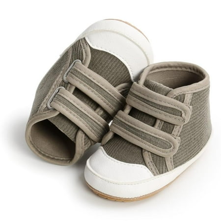 

Promotion!Baby Boy Girl Sneakers Soft Sole High Top Infant Shoes Booties Toddler Newborn Prewalker First Baby Walking Crib Shoes 0-18M