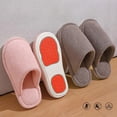 thumbnail image 6 of Slides for Women Fluffy Slippers Non Slippers For Fall And Winter Indoor Fuzzy Slippers For Home Warm Slippers Unisex Slippers, 6 of 7