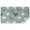 Rooster and Floral, variant on Hen and Floral Navy Pattern Rectangle Tablecloth 60"x120", Waterproof Polyester Wipeable Spillproof Table Cover for Dining Camping Indoor and Outdoor Use