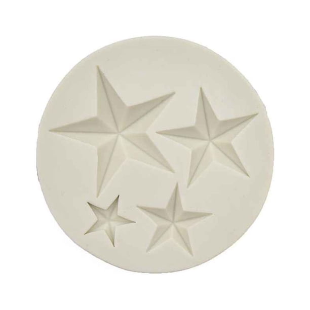 Billuyoard Espátula de silicona para cocinar, hornear, mezclar pasteles, mantequilla, utensilio de cocina Herramientas y accesorios para hornear b 4 estrellas 53g de espesor: 0.9 cm
