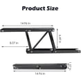 thumbnail image 2 of Coffee Table Lifting Frame Mechanism - DIY Hardware Assembly with Spring Hinge for Folding Desk Stand, 2 of 5