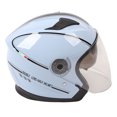 thumbnail image 1 of Medio casco compacto de motocicleta ANGGREK ABS resistente a los rayos UV, 1 of 8