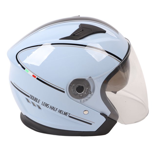 Medio casco compacto de motocicleta ANGGREK ABS resistente a los rayos UV