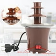 thumbnail image 3 of Electirc Chocolate Melt with Heating Fondue Fountain Easy to Assemble DIY Waterfall Hotpot for, 3 of 8