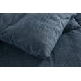 thumbnail image 4 of Messy Bed Washed Cotton Comforter Mini Set, Full/Queen, Blue, 4 of 6