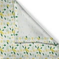 thumbnail image 3 of Ambesonne Lemon Kitchen Curtains, Summer Juicy Slices Branch, 55"x45", Yellow Green and White, 3 of 3