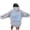 Light Gray, variant on NinXxx Women's Letter Graphic Drawstring Hoodie Long Sleeve Pullover Red XXL