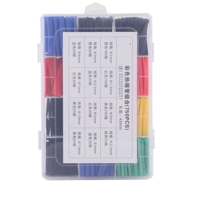Surtido De Fundas Termorretráctiles, Kit De Tubos Termorretráctiles Doblados A Voluntad, Termorretráctiles Duraderos Para El Hogar
