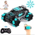 thumbnail image 1 of Mini Voiture Acrobatique Rc, 2.4ghz Mini Voitures Rc pour Enfants 360 Flips Rotatives Télécommande Drift Voitures Rechargeables Jouet Électrique Cadeaux pour Garçons Filles-Bleu, Taille A, 1 of 8