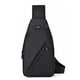 thumbnail image 1 of Hukapapa Bolso de pecho informal bolso cruzado de tendencia callejera bolso de hombro de tela Oxford para hombre negro, 1 of 5
