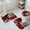Red, variant on Red Marble Bath Mat 3 Piece Bathroom Rug Set, Grey Gold Texture Vintage Farmhouse Art Non Slip Bath Rug Contour Mat and Toilet Lid Cover, Absorbent Shower Mats Soft Bath Rugs and Mats Sets