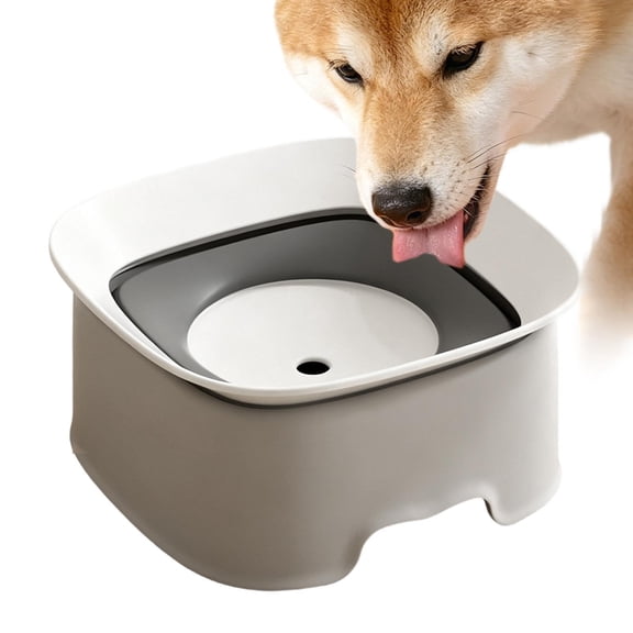 Slobber Stopper Water Bowl Dog Pet Drinking Feeding Dish