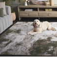thumbnail image 4 of SAFAVIEH Bayside Everard Abstract Polyester Area Rug, Ivory/Green, 8' x 10', 4 of 12