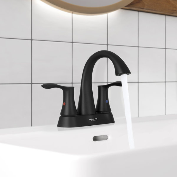 PARLOS Centerset 2-Handle Bathroom Faucet with Drain Assembly