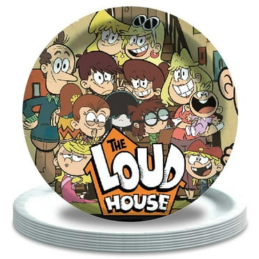 Loud House Party Supplies Tableware Plates Disposable Dinnerware Birthday Decorations