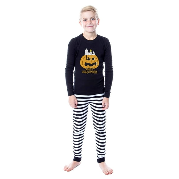 Peanuts Boys' Happy Halloween Snoopy Sleep Pajama Set For Kids