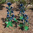 thumbnail image 3 of Set of 3 Handmade Metal Bluebonnets, Metal Yard Art, Garden Decor, Bluebonnets Texas State Flower, Outdoor Indoor Decor, Metal Yard Decoration, 3 of 6