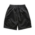 thumbnail image 3 of HOOMEUMY Men's Summer Cargo Shorts Quick Dry Lightweight Sports Running Beach Shorts with Zipper Pockets Black M, 3 of 3