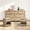 Reclaimed Light Oak, variant on SICOTAS Bohemian 7-Drawer Dresser & 2 Nightstands Set with USB Charging - Coastal Rattan Bedroom Furniture Set, Oak