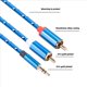thumbnail image 3 of 2X Cable Jack de 3,5 mm Macho una 2 Macho Auricular Aux Cable Divisor de Audio para Amplificador Teléfono Auricular, 1,8 M, 3 of 5