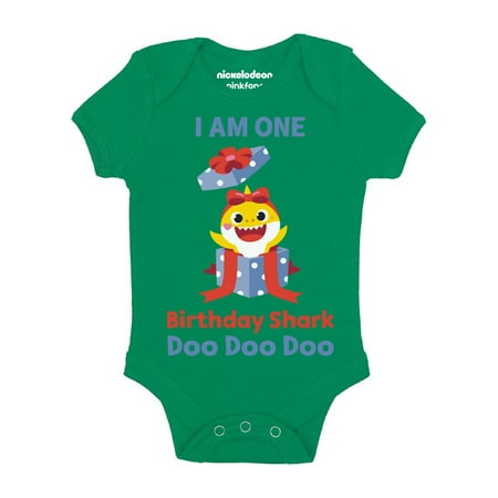 

1st Birthday T-shirt - Baby Shark Doo Doo First Birthday Tee for 1 Years Old 12 Months Old