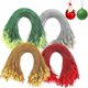 thumbnail image 1 of 600 ganchos para adornos navideños, colgadores de adornos con cordón a presión para decoraciones colgantes de árbol de Navidad, fiestas navideñas, cuerdas fáciles y fáciles de usar, 1 of 5
