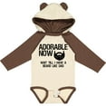 thumbnail image 3 of Inktastic Adorable Now...wait Till I Have a Beard Like Dad Boys Long Sleeve Baby Bodysuit, 3 of 5
