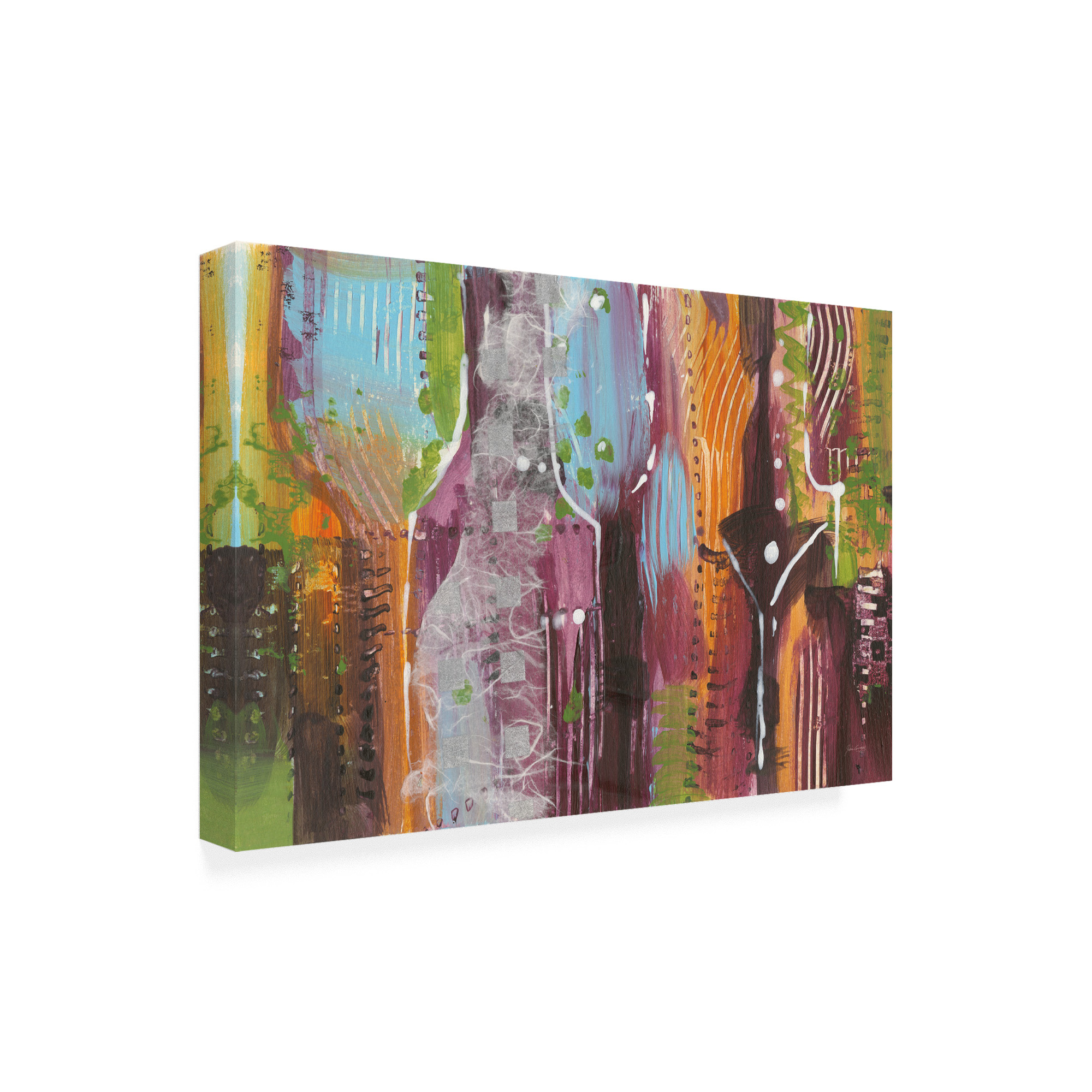 Trademark Fine Art 'Wine Time One' Canvas Art by Jan Griggs