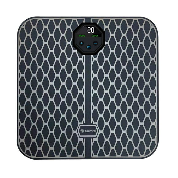 Electric Foot Massager Mat Portable Foldable Foot Massage Pad 10 Modes 20 Levels Intensity Built-in Battery with L