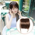 thumbnail image 4 of Kaonry Women'S Bangs Wig Sw65-2/30， Ladies Bangs Wig Front Fringe Head Clipped in The Human Hair Extension Wig Female Bangs Sideburns Qi Bangs Hairpin, 4 of 5