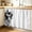 Black, variant on Black and White Small Sink Skirt 10"Wx11"L,Dustproof Under Sink Curtain with Self Adhesive Tape,Modern Striped Geometric Abstract Art Cabinet Curtain Cover for Bathroom Vanity,Kitchen Storage Shelf