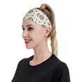 thumbnail image 6 of Yiaed Anchor with Rope Print Sports Headbands,Moisture Wicking Workout Headband, Sweatband Headbands for Running,Cycling for Women and Men, 6 of 8