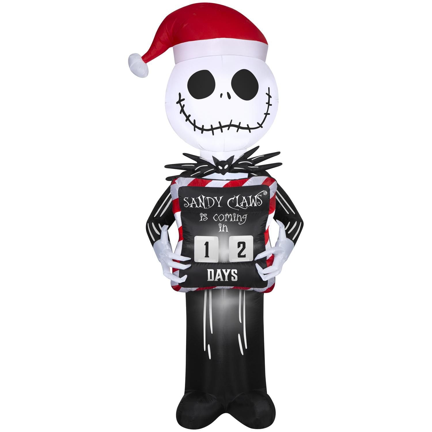 Christmas Inflatable Jack Skellington with Christmas Countdown