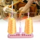 thumbnail image 3 of Accesorio de costura doméstica Soporte de hilo de bordar de triple cono rosa para máquinas de coser, 3 of 8