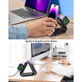 thumbnail image 3 of Cargador Inalámbrico Blackultra Negro 3 en 1 15W con Inducción Magnética para iPhone y Apple Watch, 3 of 9